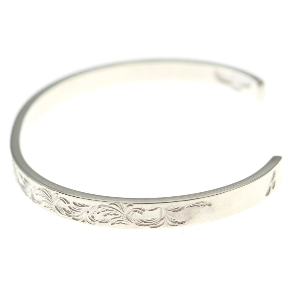 鷲見太郎(ワシミタロウ) ARABESQUE DESIGN 5mm BANGLE アラベスク バングル シルバー