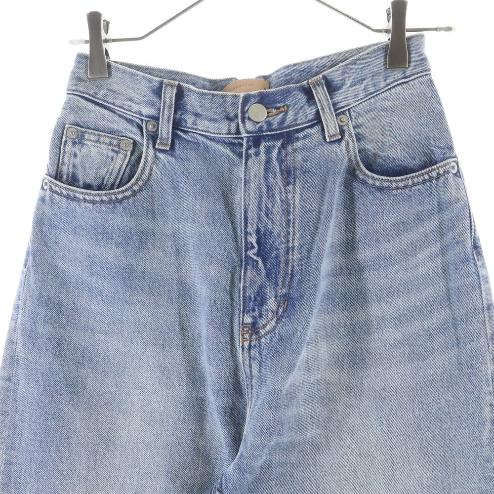 TODAYFUL(トゥデイフル) Cary's Denim キャリーズ ルーズシルエット ジップフライデニムパンツ レディース インディゴ 12511401