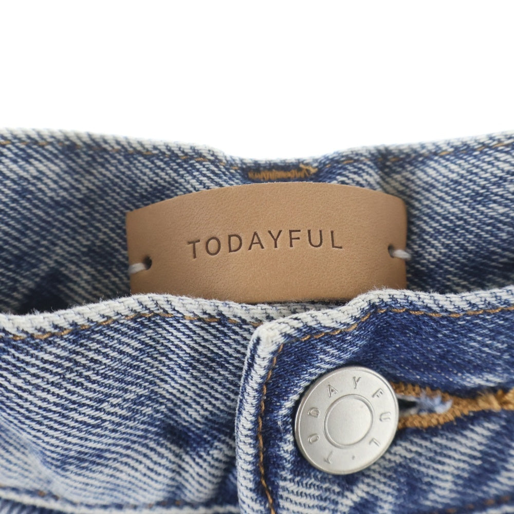 TODAYFUL(トゥデイフル) Cary's Denim キャリーズ ルーズシルエット ジップフライデニムパンツ レディース インディゴ 12511401