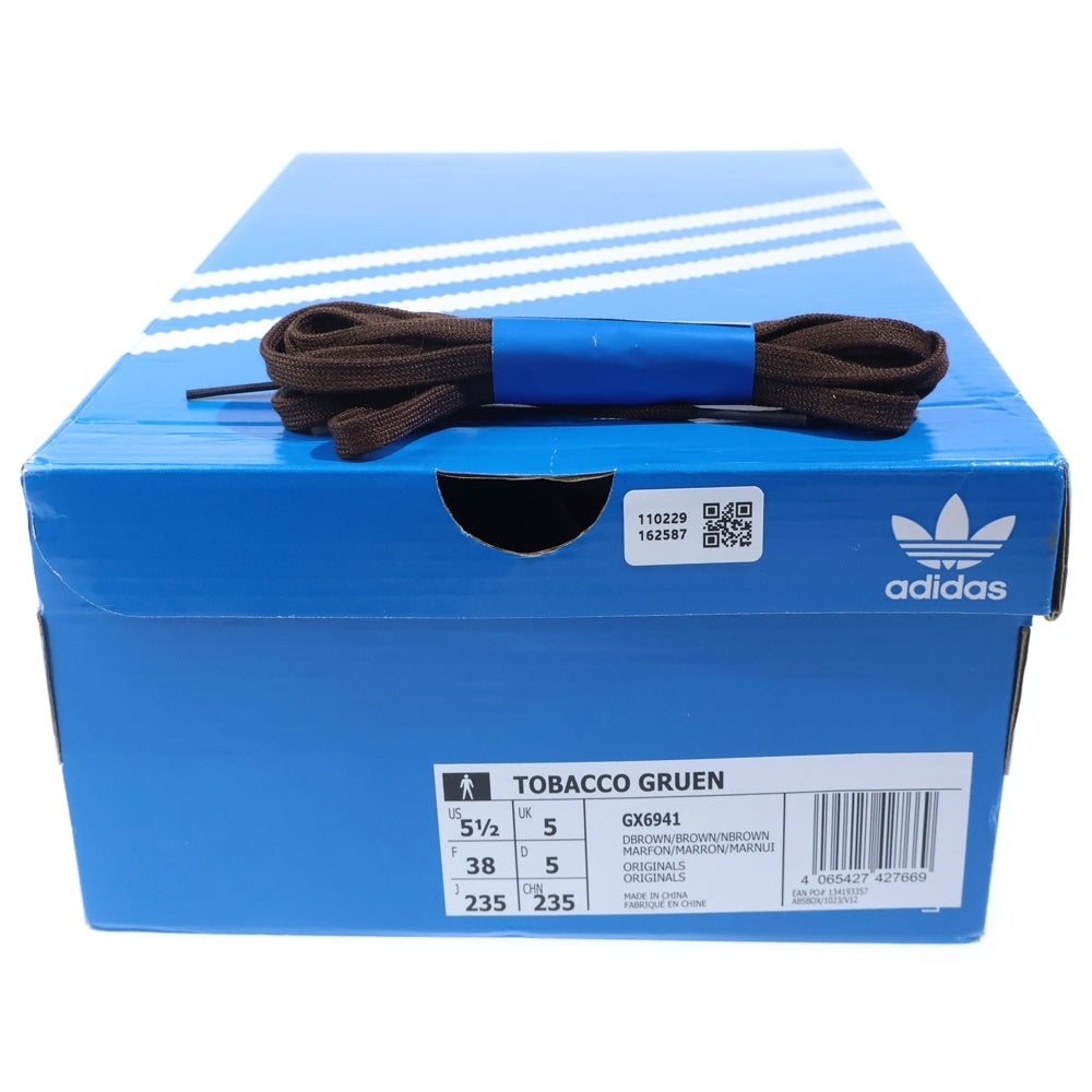 adidas(アディダス) TOBACCO GRUEN DARK BROWN タバコ グルーエン ダークブラウン ローカットスニーカー レディース US5.5/23.5cm GX6941