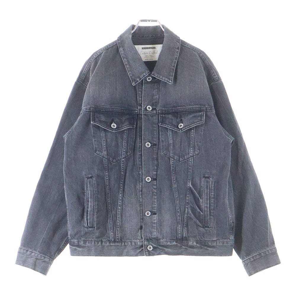 NEIGHBORHOOD(ネイバーフッド) 25AW WASHED BLACK DENIM TYPE-4 JACKET ウォッシュド TYPE-4 デニムジャケット ブラック 252XBNH-JKM03