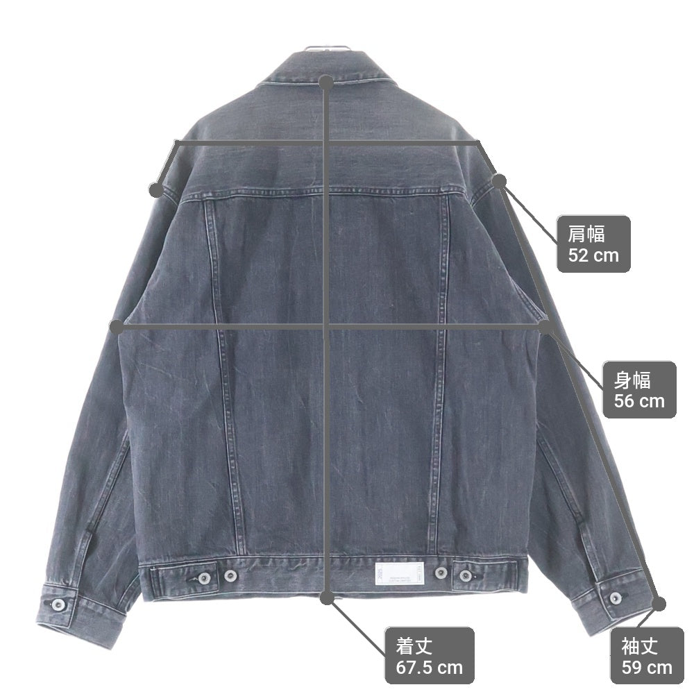 NEIGHBORHOOD(ネイバーフッド) 25AW WASHED BLACK DENIM TYPE-4 JACKET ウォッシュド TYPE-4 デニムジャケット ブラック 252XBNH-JKM03