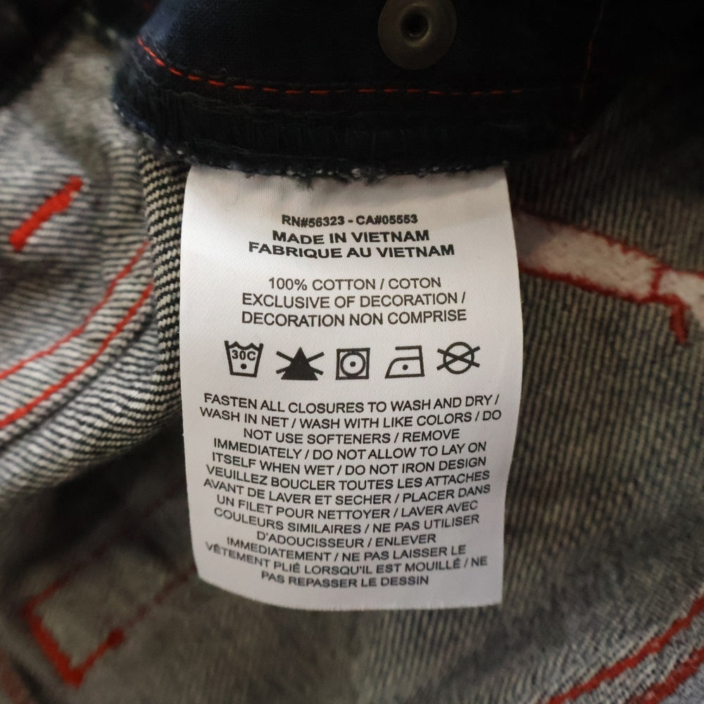 AWAKE NY(アウェイク ニューヨーク) ×JORDAN 5 WASHED DENIM JEANS ジョーダン5 ウォッシュドデニムパンツ ジーンズ ブラック IB7298-010