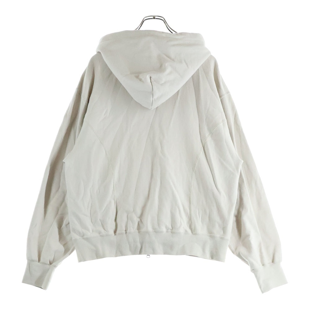 COIN PARKING DELIVERY(コインパーキングデリバリー) LOVE STITCH HOODIE ラブステッチ ジップアップスウェットフーディー パーカー アイボリー
