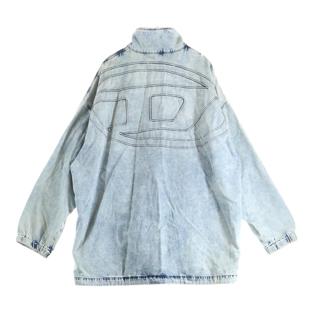 DIESEL(ディーゼル) 24AW D-KRAP-S1 オーバルD ジップアップ デニム ボンバージャケット インディゴ A14339