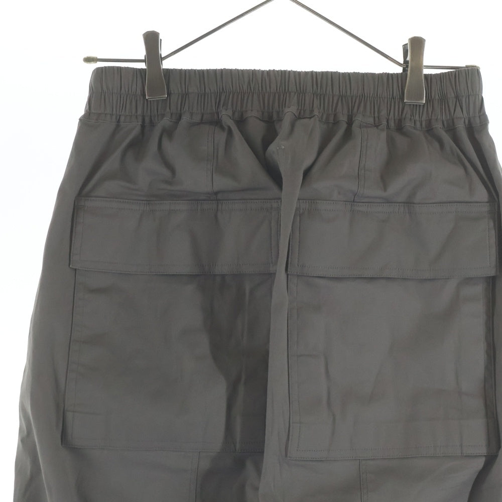 Rick Owens(リックオウエンス) 26SS DRAWSTRING LONG コットン ドローストリング サルエルパンツ グレー RU01F2380