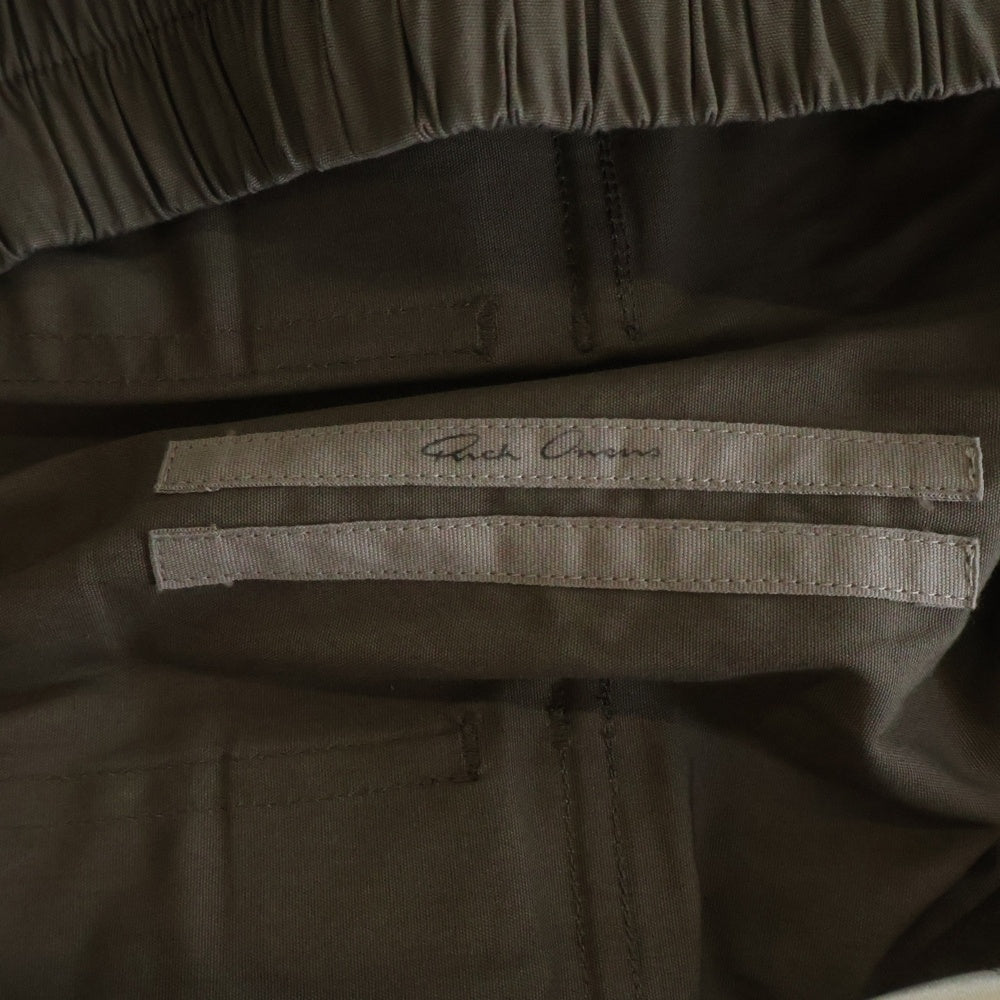 Rick Owens(リックオウエンス) 26SS DRAWSTRING LONG コットン ドローストリング サルエルパンツ グレー RU01F2380
