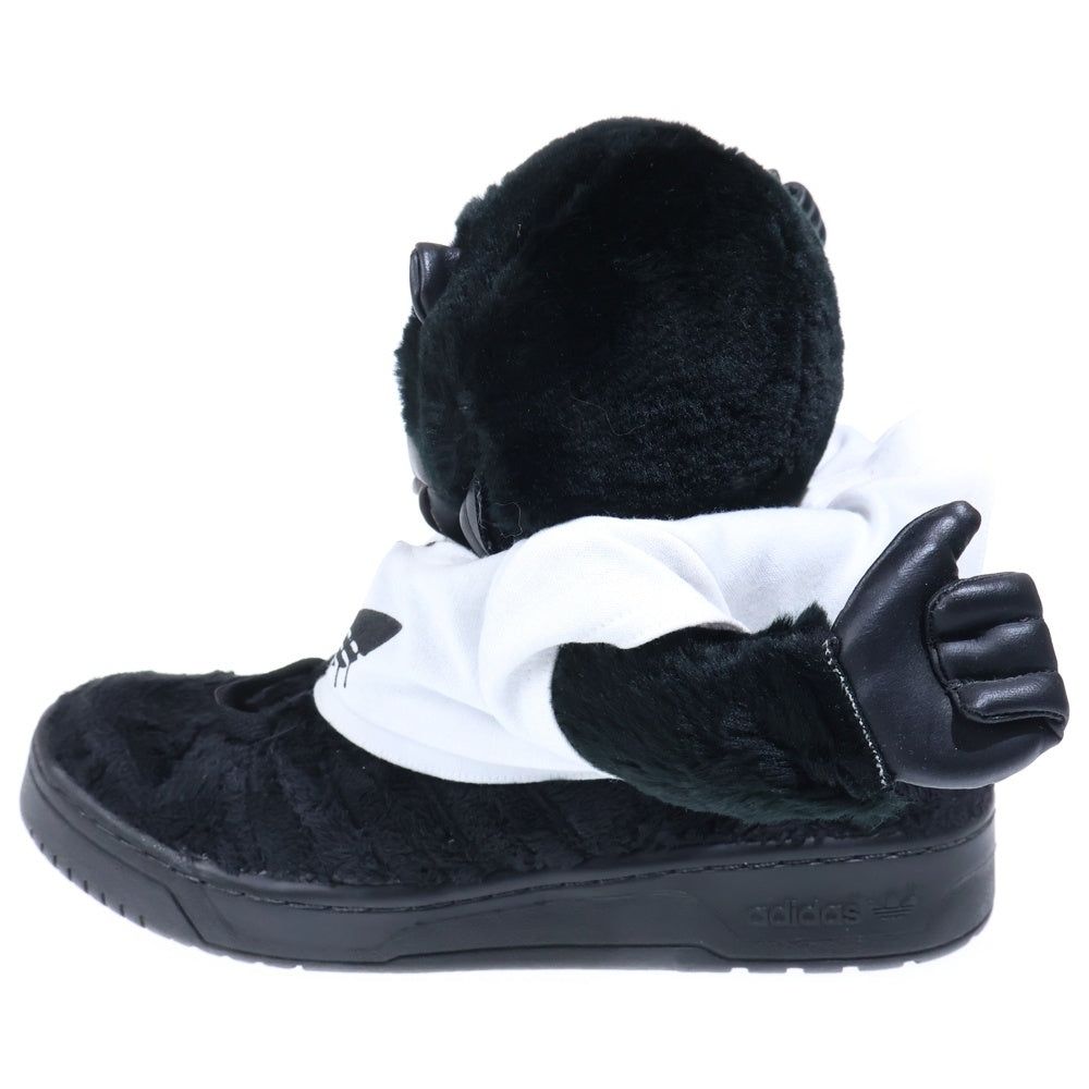 adidas(アディダス) ×JEREMY SCOTT JS GORILLA ジェレミースコット ゴリラ ハイカットスニーカー US9.5/27.5cm ブラック V24424