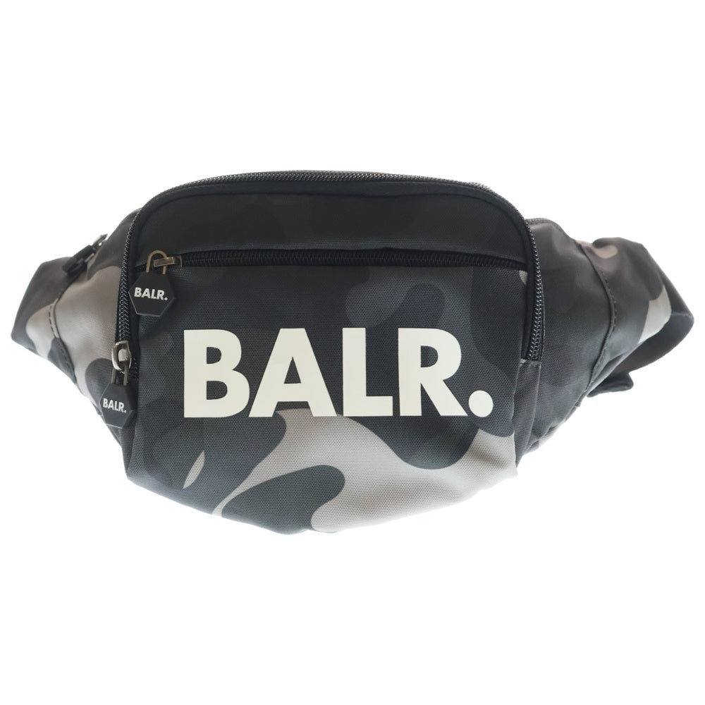 BALR.(ボーラー) カモフラージュ柄 アジャスタブルベルト ウエスト ボディバック グレー