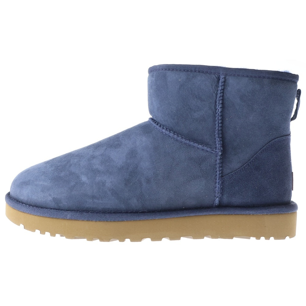 UGG(アグ) W CLASSIC MINI 2 クラシックミニ ファーボア ムートンブーツ ネイビー 016222
