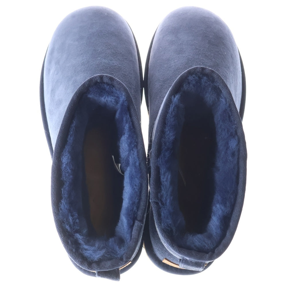 UGG(アグ) W CLASSIC MINI 2 クラシックミニ ファーボア ムートンブーツ ネイビー 016222