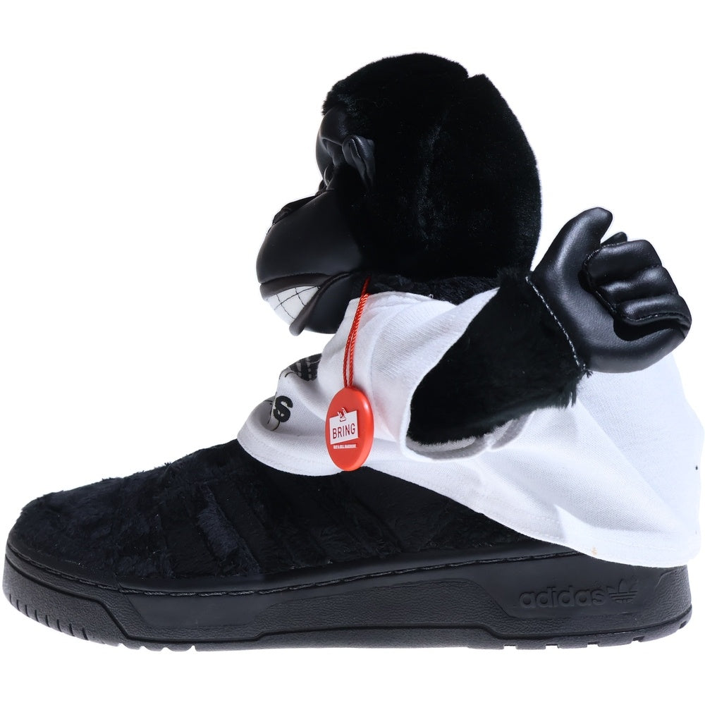 adidas(アディダス) ×JEREMY SCOTT JS GORILLA ジェレミースコット ゴリラ ハイカットスニーカー US10/28cm ブラック V24424