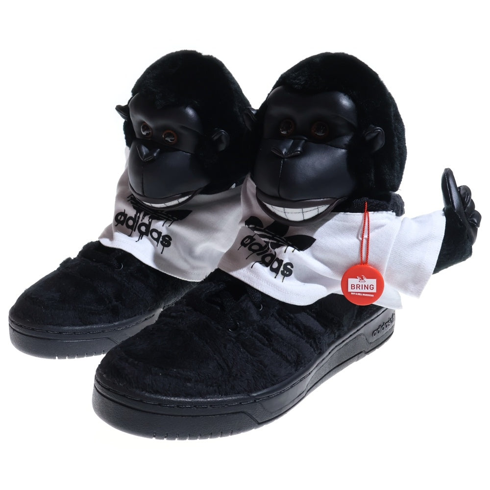 adidas(アディダス) ×JEREMY SCOTT JS GORILLA ジェレミースコット ゴリラ ハイカットスニーカー US10/28cm ブラック V24424