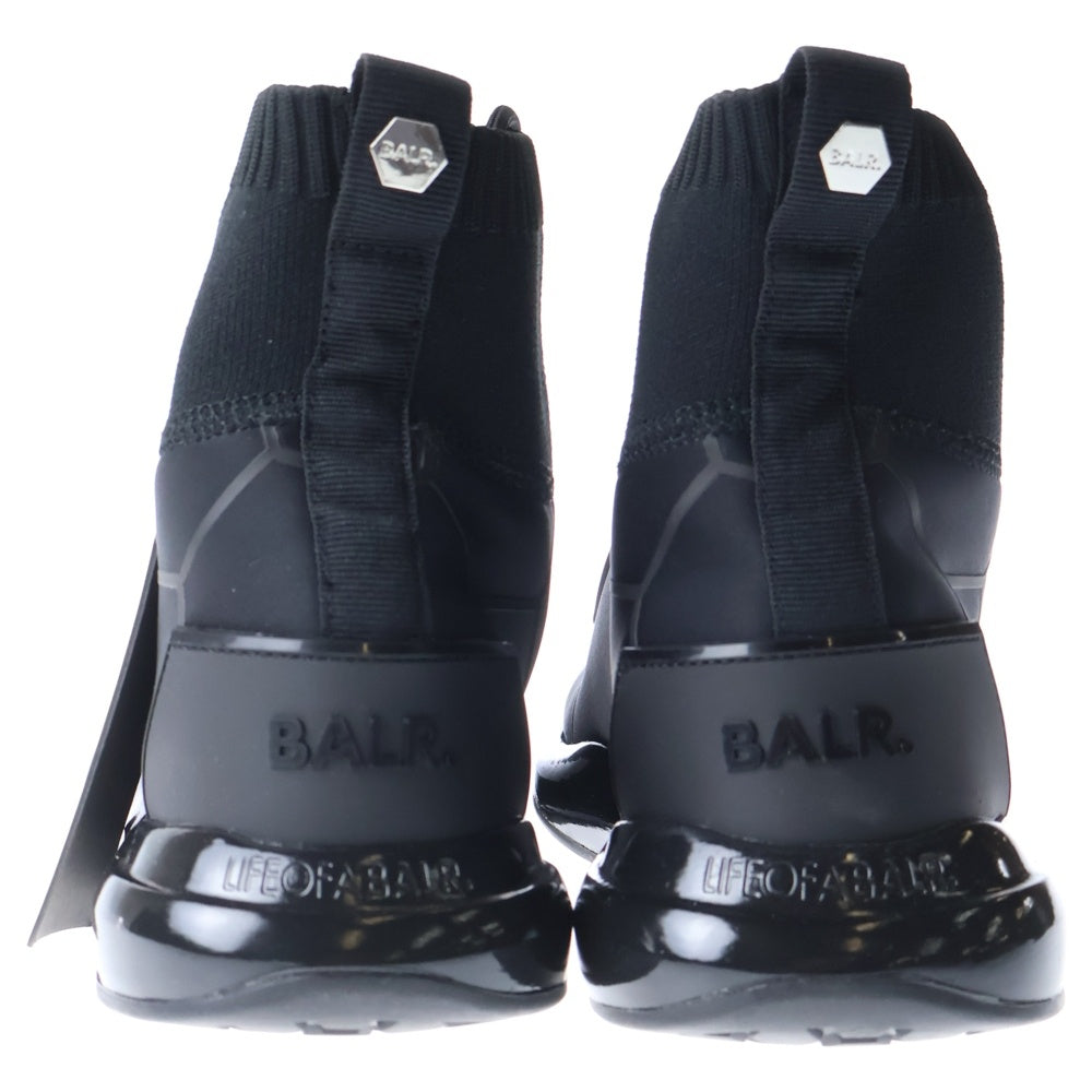 BALR.(ボーラー) BLACK ON BLACK PANEL SNEAKERS ブラックオンブラック パネルソックススニーカー ブラック