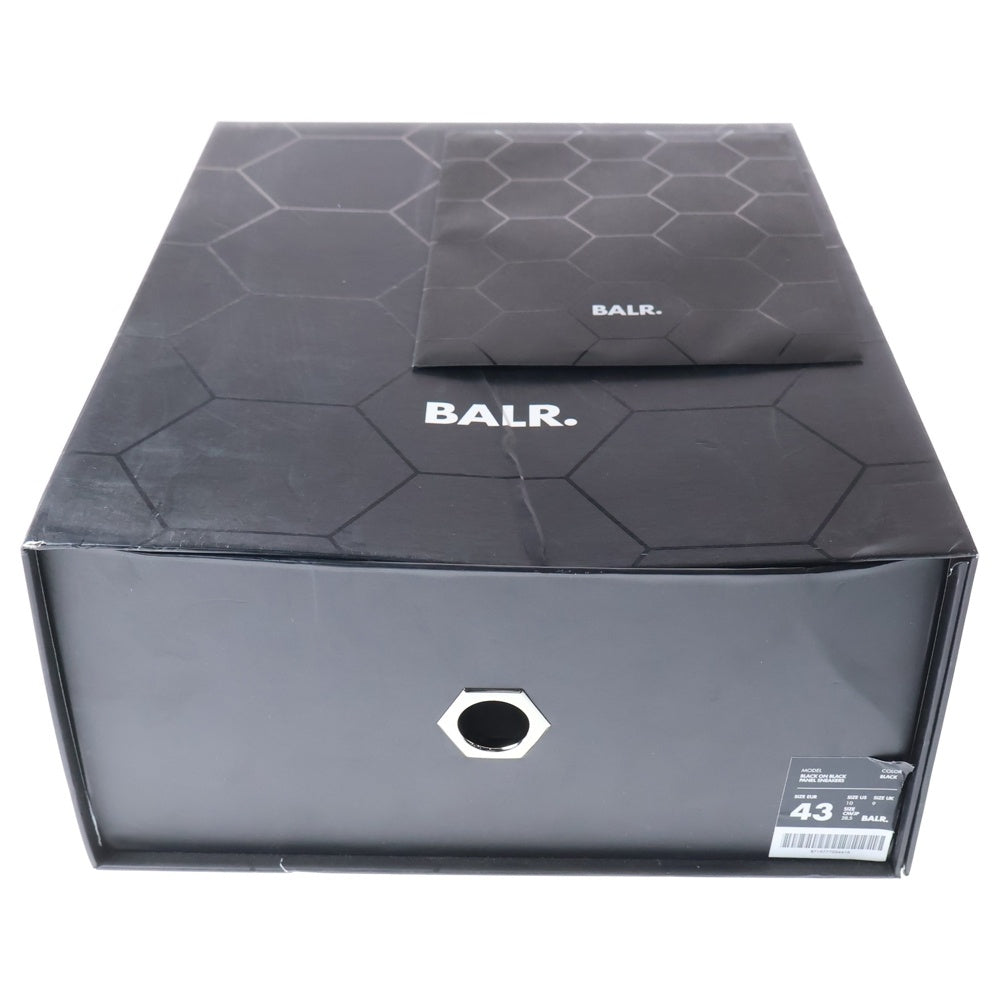 BALR.(ボーラー) BLACK ON BLACK PANEL SNEAKERS ブラックオンブラック パネルソックススニーカー ブラック