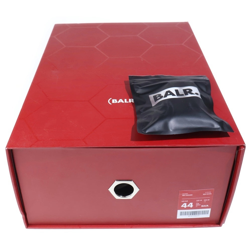 BALR.(ボーラー) RED SNEAKERS レッド ソックススニーカー ホワイト