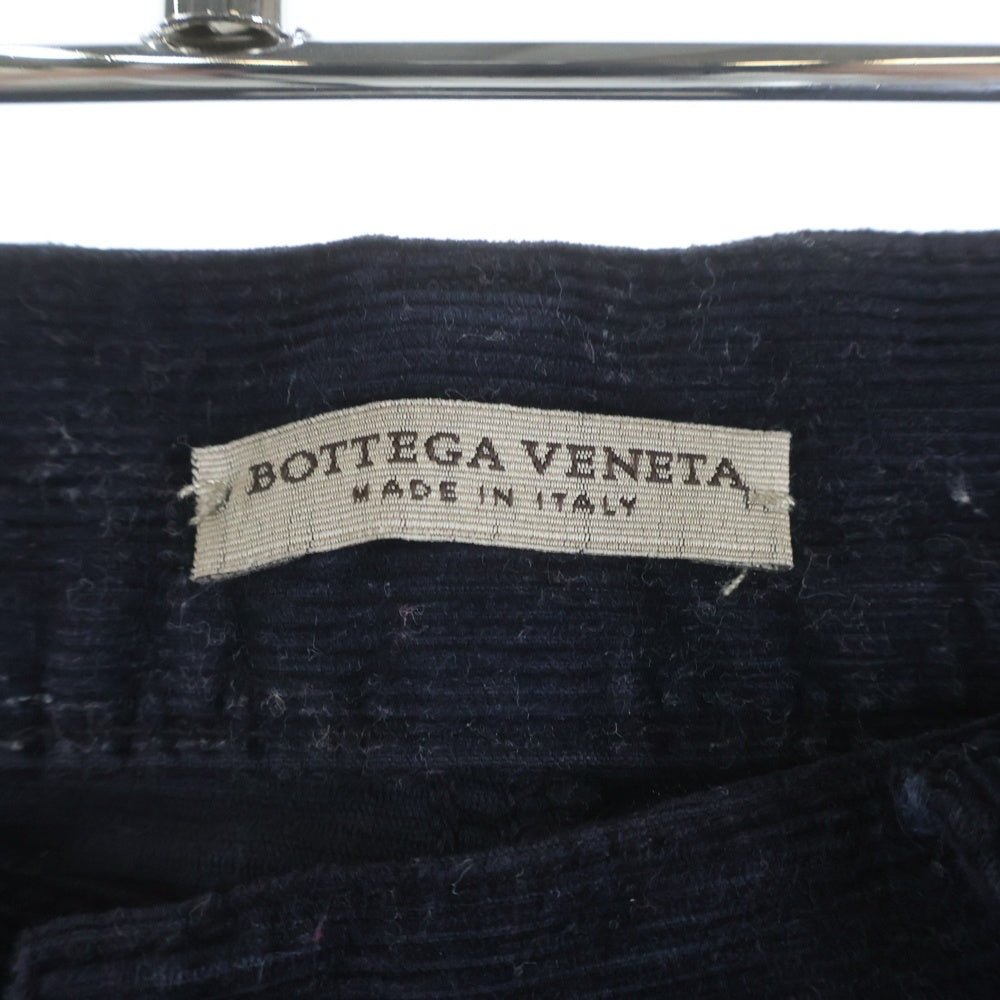 BOTTEGA VENETA(ボッテガヴェネタ) コットンコーデュロイ 5ポケット ボタンフライ ストレートパンツ ネイビー