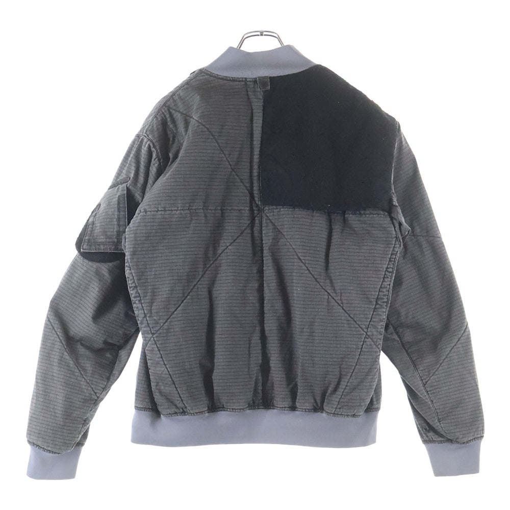 STONE ISLAND(ストーンアイランド) SHADOW PROJECT BOMBER JACKET シャドウプロジェクト アームポケット ジップアップ ボンバージャケット グレー 531940208