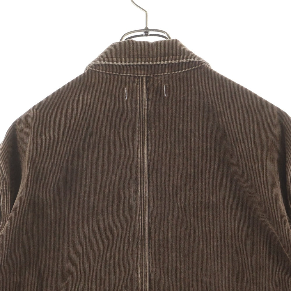 nonnative(ノンネイティブ) RANCHER JACKET ランチャー コーデュロイ 総柄裏地 ボタンアップ シャツジャケット ブラウン NN-J4110