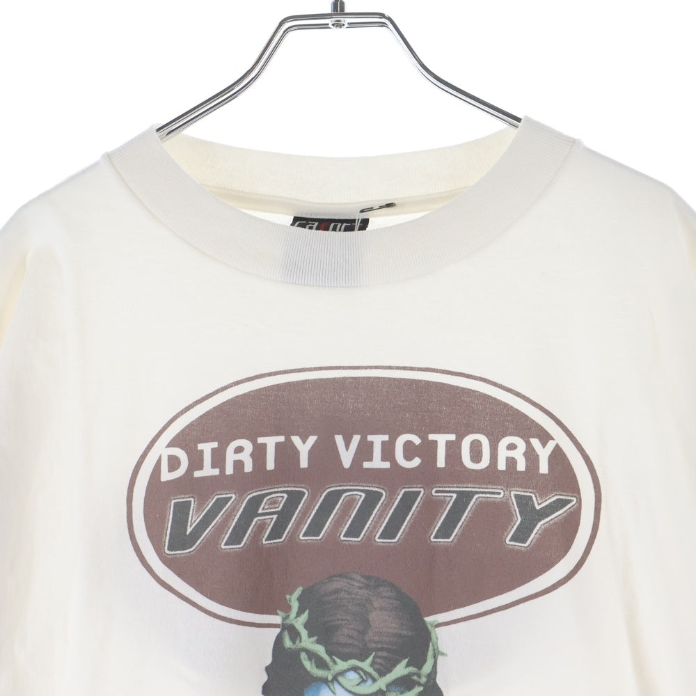 SAINT MICHAEL(セントマイケル) 24AW VANITY SS TEE ジーザスプリントTシャツ 半袖クルーネックカットソー ホワイト SM-YS1-0000-006