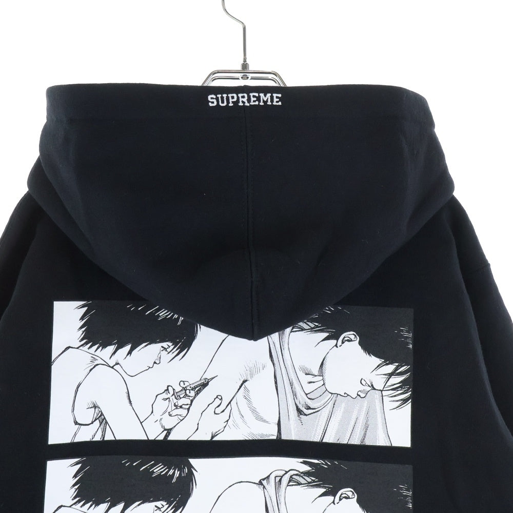 SUPREME(シュプリーム) 17AW ×AKIRA Syringe Zip Up Hooded Sweatshirt アキラ シリンジ ジップアップフーデッドスウェットシャツ パーカー ブラック