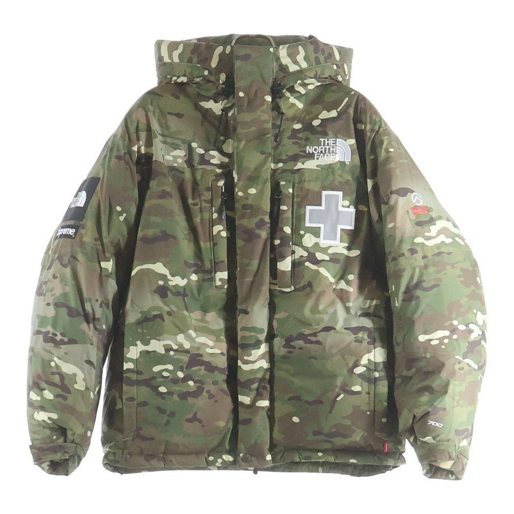 SUPREME(シュプリーム) 22SS ×The North Face Summit Series Rescue Baltoro Jacket カモ柄 ロゴエンブロイダリー リフレクター バルトロ フーデッドダウンジャケット ND02201I