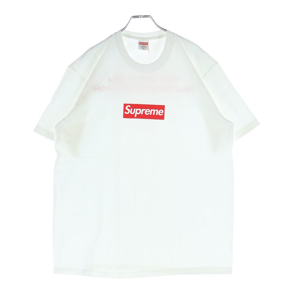 SUPREME(シュプリーム) 23SS West Hollywood LA Box Logo Tee ウエストハリウッド ボックスロゴ クルーネック半袖Tシャツ カットソー ホワイト/レッド