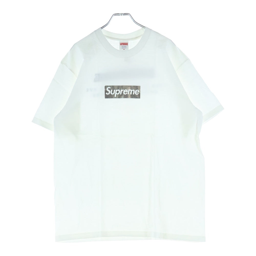SUPREME(シュプリーム) 22AW Chicago Box Logo Tee シカゴオープン記念 ボックスロゴ クルーネック半袖Tシャツ カットソー ホワイト/シルバー