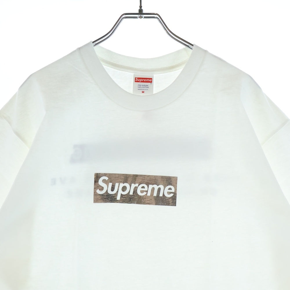 SUPREME(シュプリーム) 22AW Chicago Box Logo Tee シカゴオープン記念 ボックスロゴ クルーネック半袖Tシャツ カットソー ホワイト/シルバー
