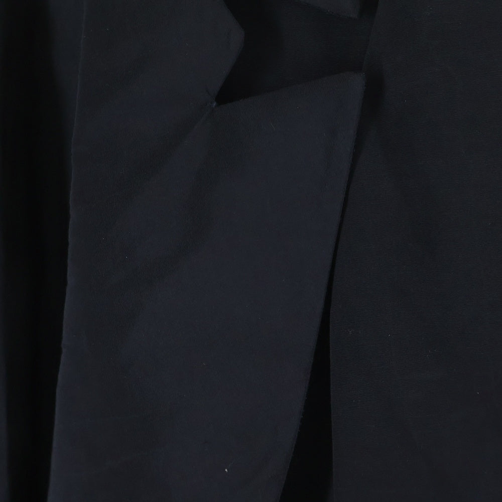 Alexander McQueen(アレキサンダーマックイーン) 00S 本人期 イタリア製 変形ラペル パフスリーブ レーヨンコットン 1B テーラードジャケット レディース ブラック 178229