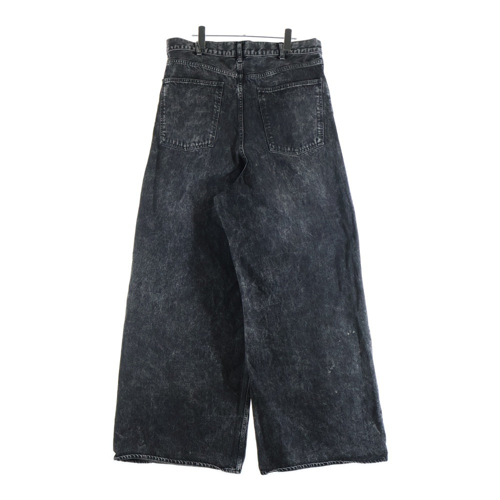 CELINE(セリーヌ) 22SS ELEPHANT JEANS ワイドバギー デニムパンツ グレー N644 573Q 38PS