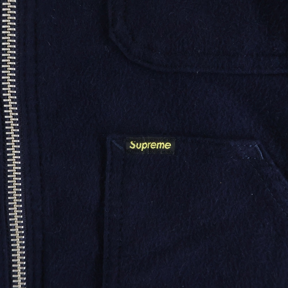 SUPREME(シュプリーム) 22AW Moleskin Work Jacket モールスキン ワークジャケット ネイビー