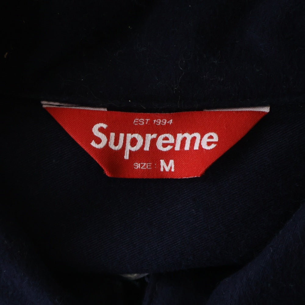 SUPREME(シュプリーム) 22AW Moleskin Work Jacket モールスキン ワークジャケット ネイビー