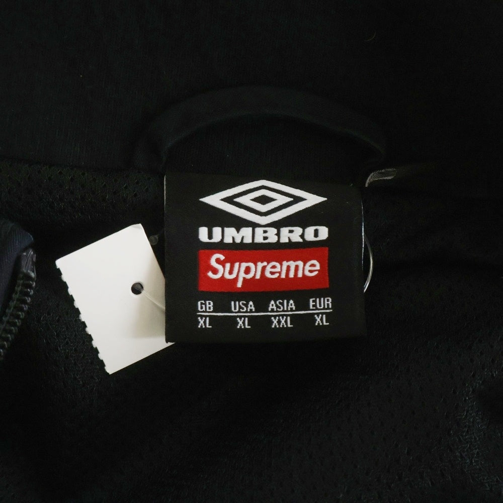 SUPREME(シュプリーム) 26SS ×Umbro Cotton Ripstop Track Jacket アンブロ コットン リップストップ トラックジャケット ブラック