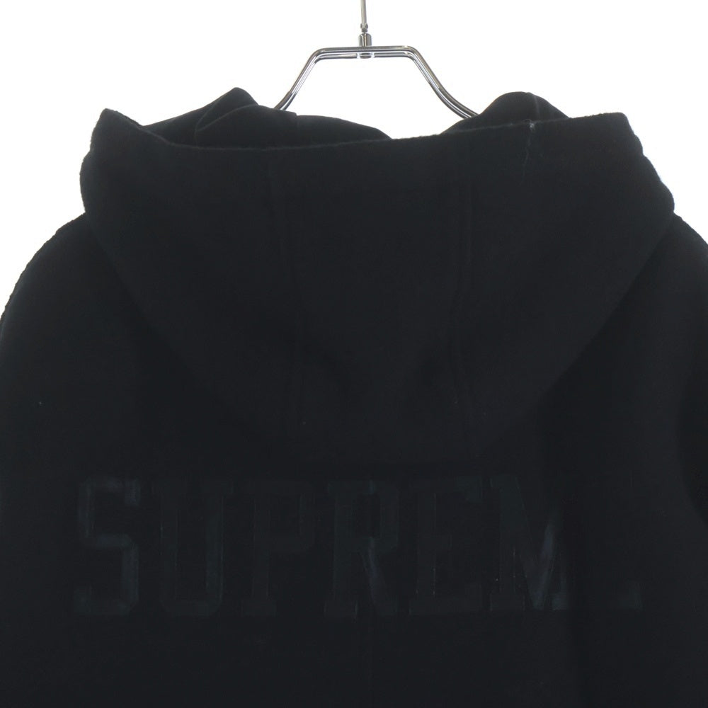 SUPREME(シュプリーム) 16AW ×Harris Tweed WoolFishtail Parka ハリスツイード ウール フィッシュテールパーカー フーデッドジャケット コート ブラック
