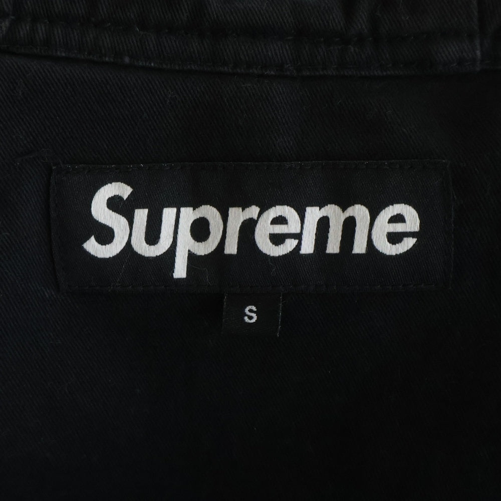 SUPREME(シュプリーム) 16AW ×Harris Tweed WoolFishtail Parka ハリスツイード ウール フィッシュテールパーカー フーデッドジャケット コート ブラック