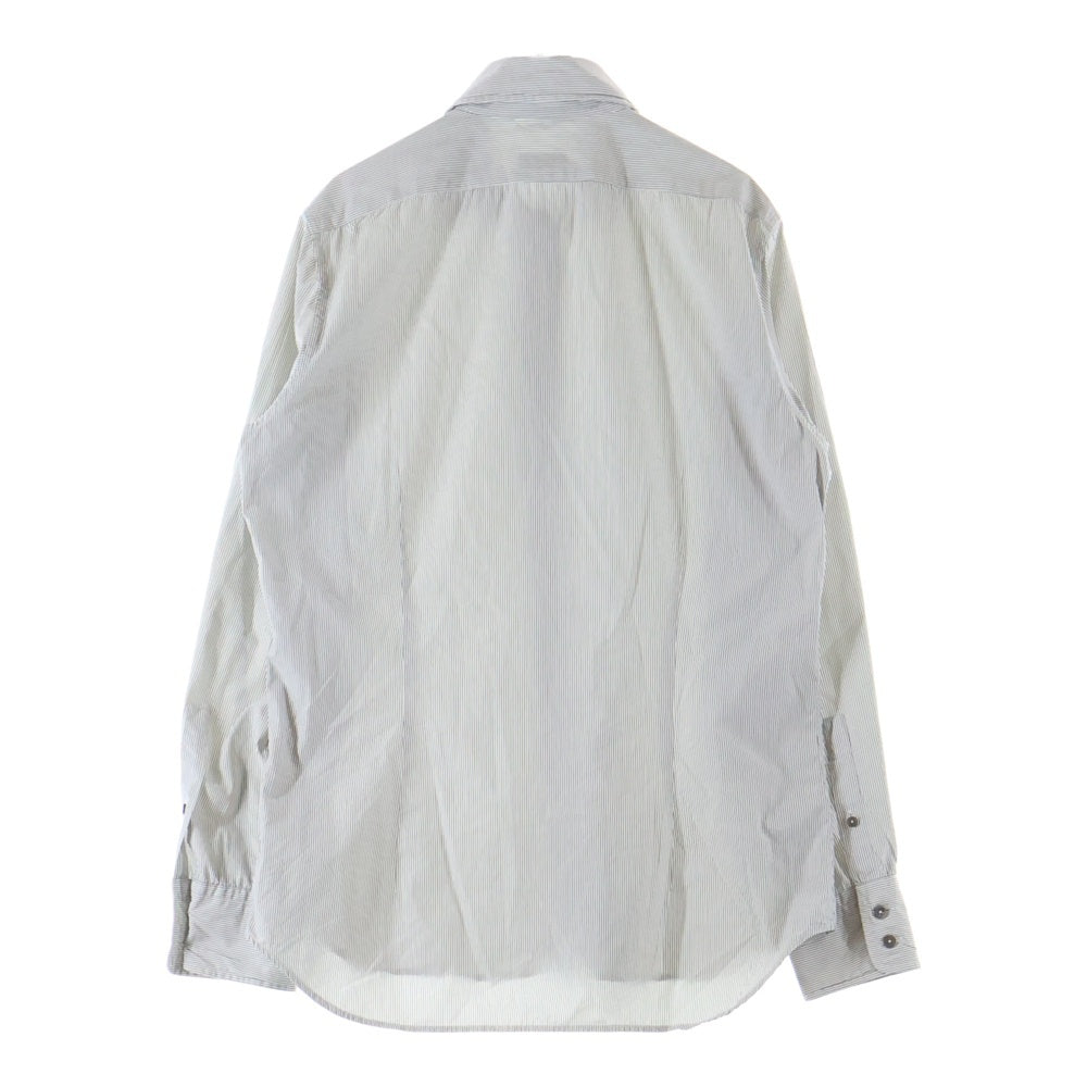 JIL SANDER(ジルサンダー) ストライプ レギュラーカラー 長袖カッターシャツ グレー