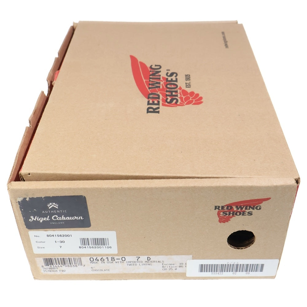RED WING(レッド ウイング) 6-INCH CLASSIC MOC 875 シックスインチ クラシックモック ハイカットブーツ ブラウン