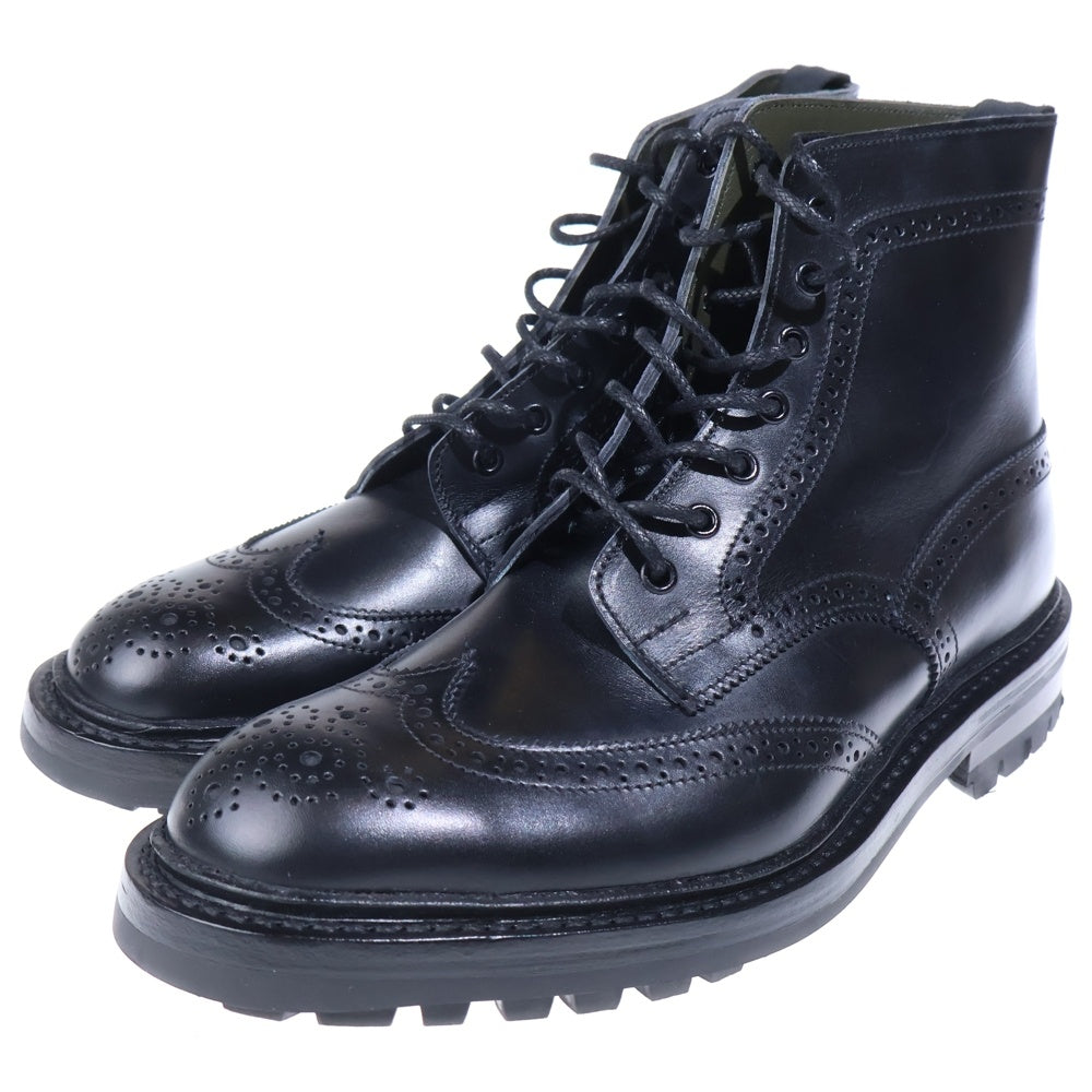 Tricker's(トリッカーズ) MALTON マルトン コマンドソール カントリーブーツ ブラック M7789