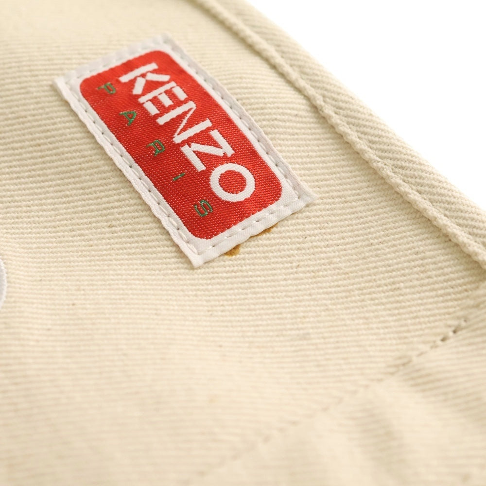 KENZO(ケンゾー) BOKE BOY ボークボーイ エンブロイダリー キャンバス 2WAY ハンド ショルダートートバッグ ベージュ FD55SA901F34 レディース