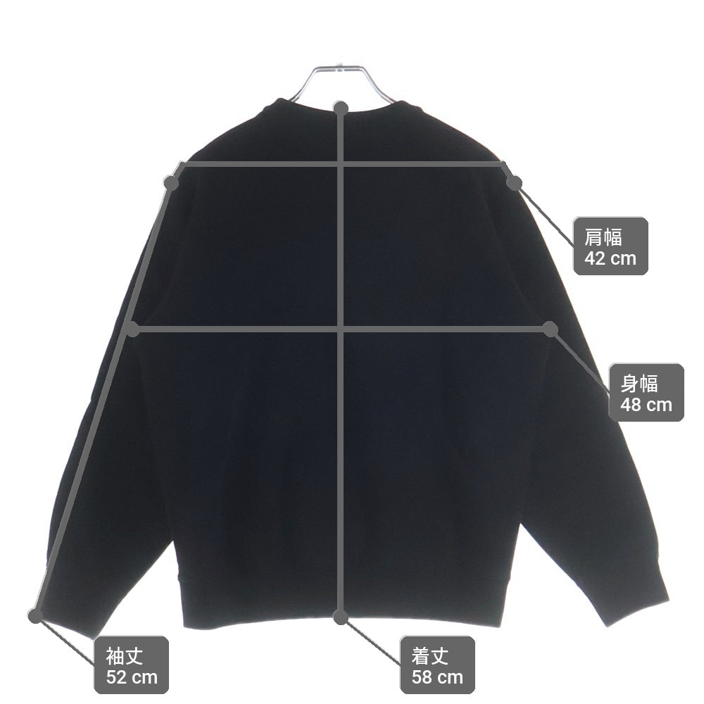KENZO(ケンゾー) フロントタイガープリント クルーネックスウェットシャツ トレーナー ブラック FB62SW8314MO