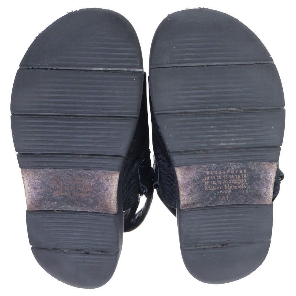 Maison Margiela(メゾンマルジェラ) ベルクロストラップ 厚底サンダル ブラック