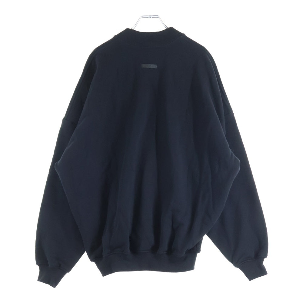 FEAR OF GOD(フィアオブゴッド) 22AW THE ETERNAL COLLECTION ETERNAL FLEECE エターナル フリース フロントラバーロゴプリント クルーネック スウェット プルオーバートレーナー