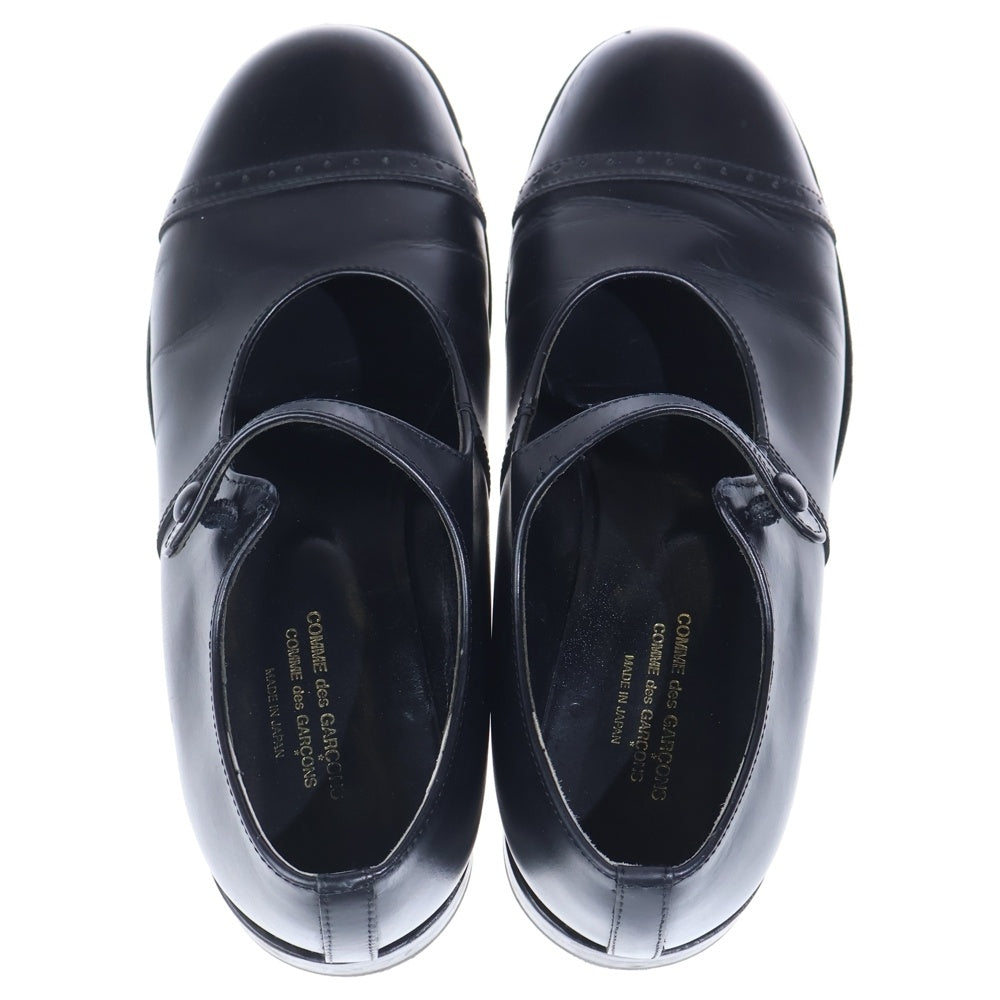 COMME des GARCONS COMME des GARCONS(コムデギャルソンコムデギャルソン) ワンストラップ レザーメリージェーン レディース ブラック