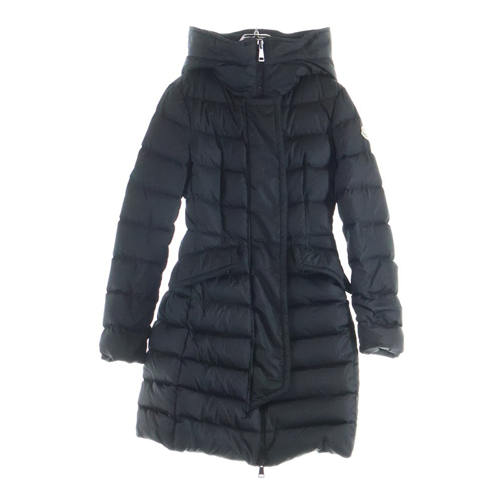 MONCLER(モンクレール) 18AW GRIVE アームロゴワッペン フーデッド ダウンコート ブラック レディース D20934939205 54155