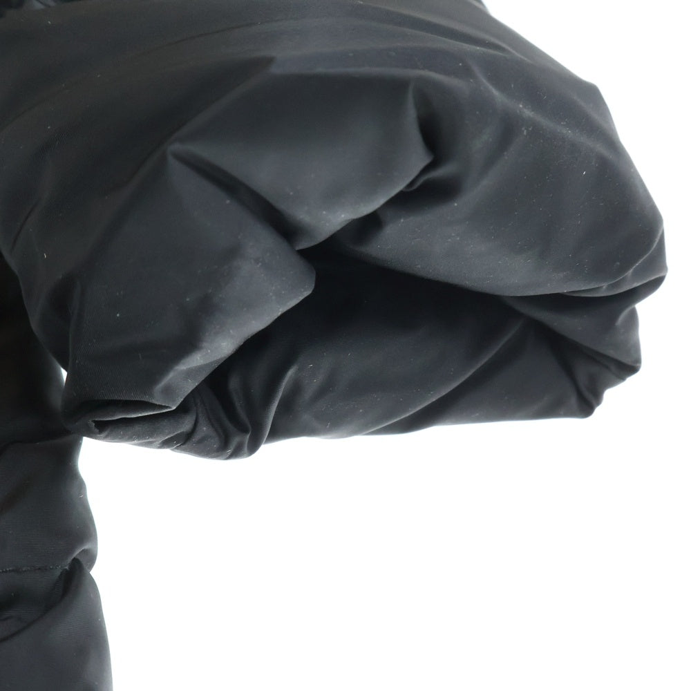MONCLER(モンクレール) 18AW GRIVE アームロゴワッペン フーデッド ダウンコート ブラック レディース D20934939205 54155