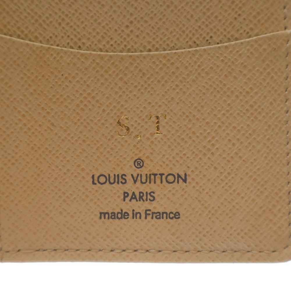 LOUIS VUITTON(ルイヴィトン) オーガナイザードゥポッシュ ダミエアズール カードケース 名刺入れ ホワイト/グレー N63144 レディース