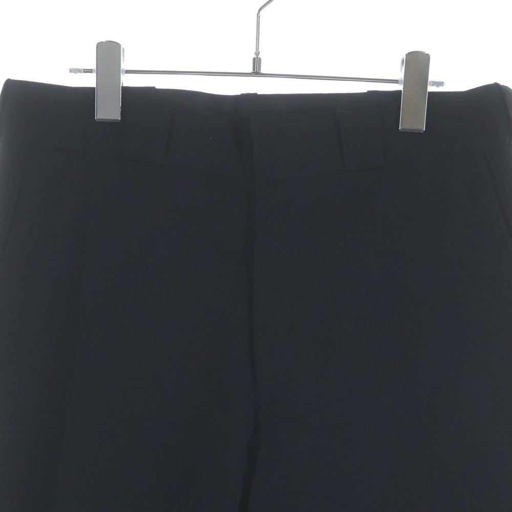 Y's for men(ワイズフォーメン) ジップアップ ウール ワイドストレート パンツ ブラック MG-P06-100