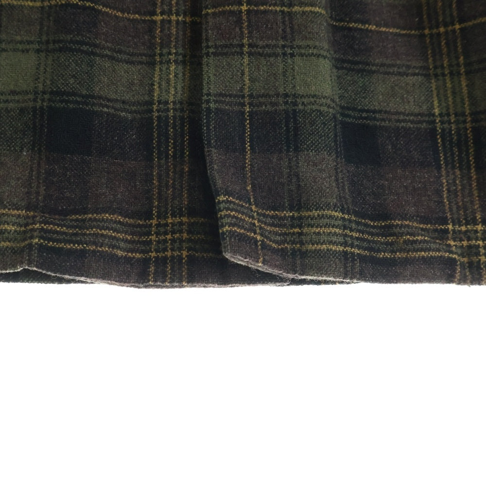 PENDLETON(ペンドルトン) 50S VINTAGE ヴィンテージ ウール チェック 長袖オープンカラーシャツ ボードシャツ ブラウン