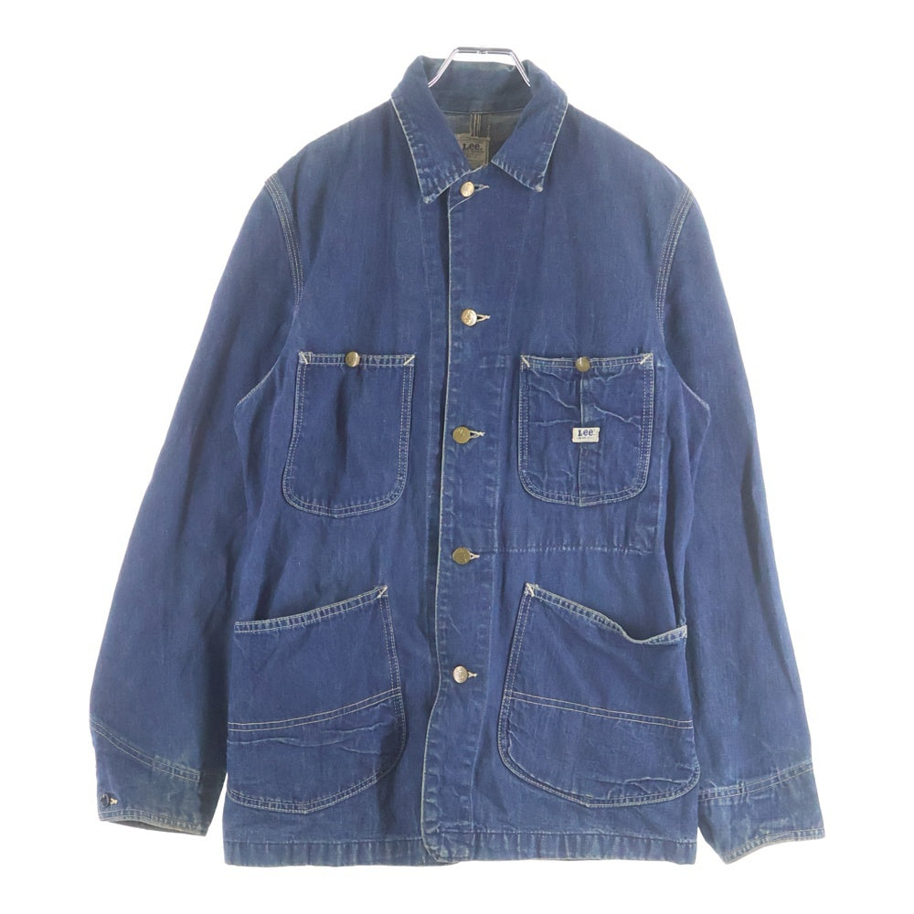 LEE(リー) 60-70S 91-J VINTAGE USA製 ヴィンテージ デニムカバーオール ジャケット インディゴ